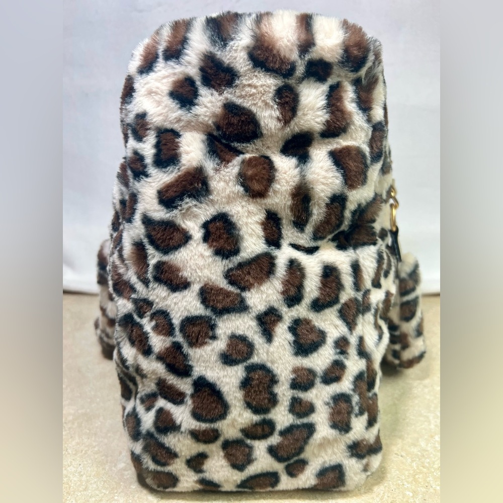 Juicy Couture Fuzzy Leopard Tote Bag!! - Picture 4 of 11
